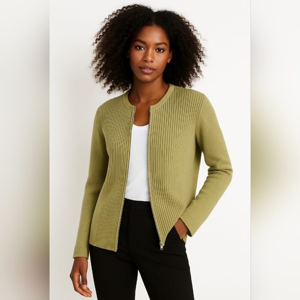 Talbots Olive Green Women's Cardigan